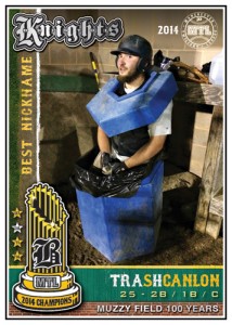 trasShCANLON_Knights_BaseballCard2014